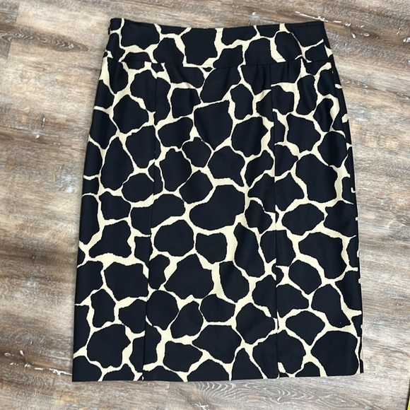 Harold's Womens Pencil Skirt Animal Print Designer Size 8 Professional Statement - Picture 5 of 13